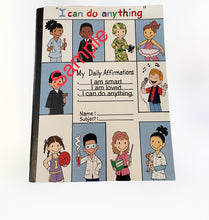 Load image into Gallery viewer, Aniah&#39;s World Rocks Affirmation Book Cover Sticker &amp; Mini Stickers
