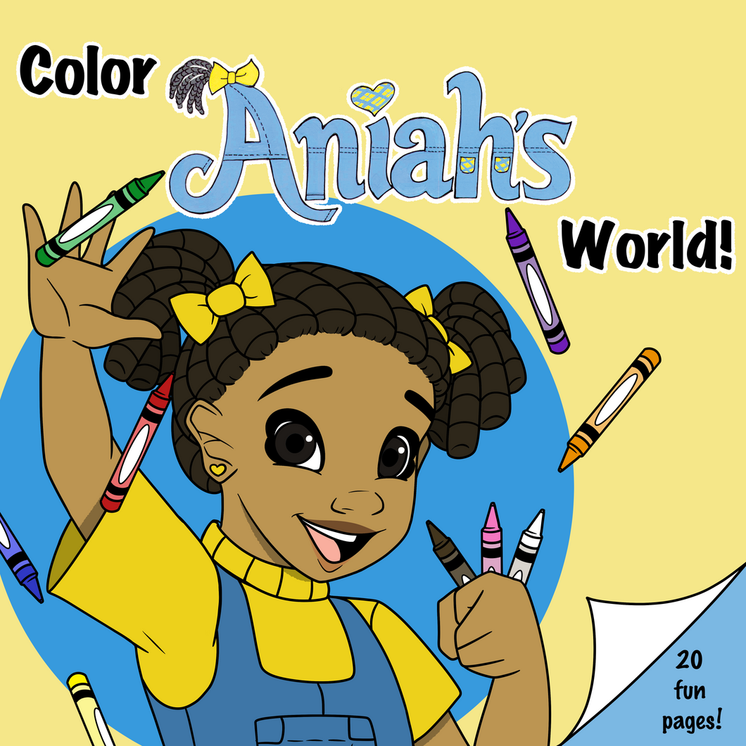 Aniah's World Coloring eBook